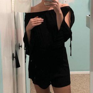 Sheer Black Romper